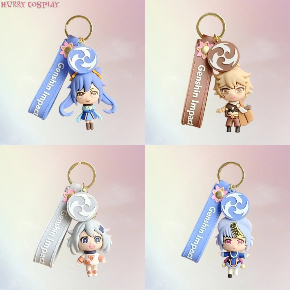 Genshin Impact,Keychain,Genshin Impact Cute Doll Keychain Pendant